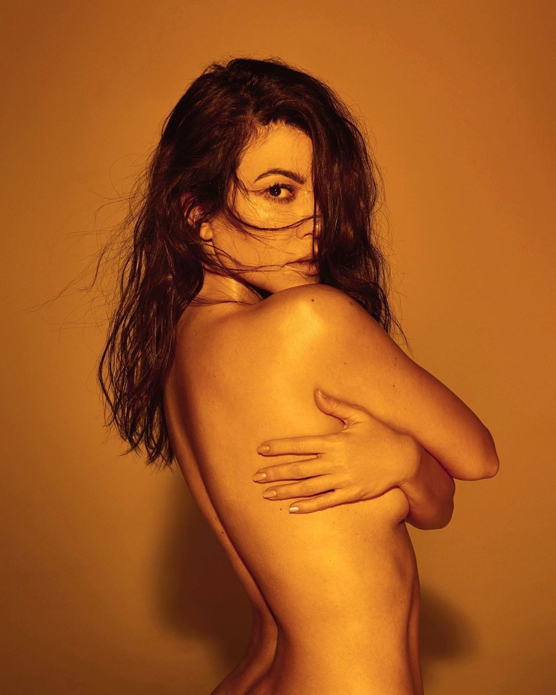 Kourtney Kardashian Nude Covered