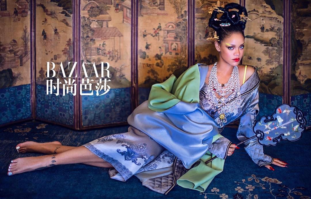 Rihanna Sexy Geisha in Harper's Bazaar (9 Pics)