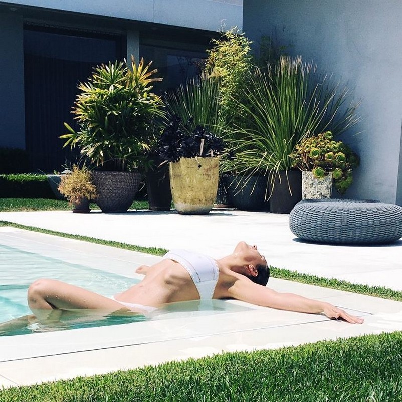 Emmanuelle Chriqui By The Pool