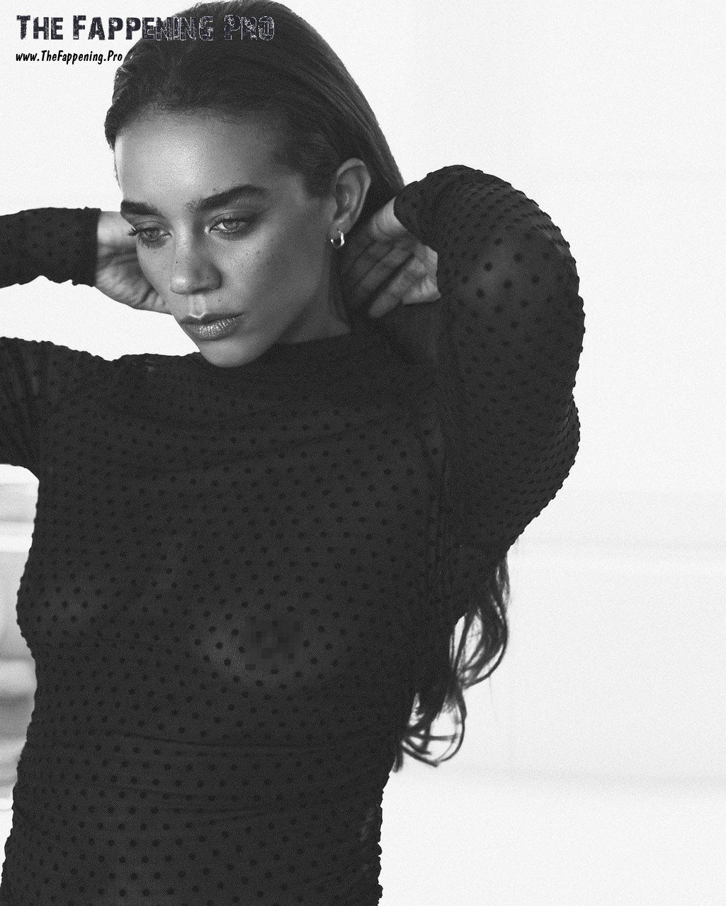 Hannah John-Kamen See Through Nudity
