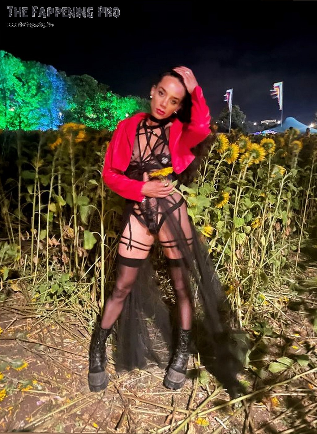 Hannah John-Kamen Pantyhose