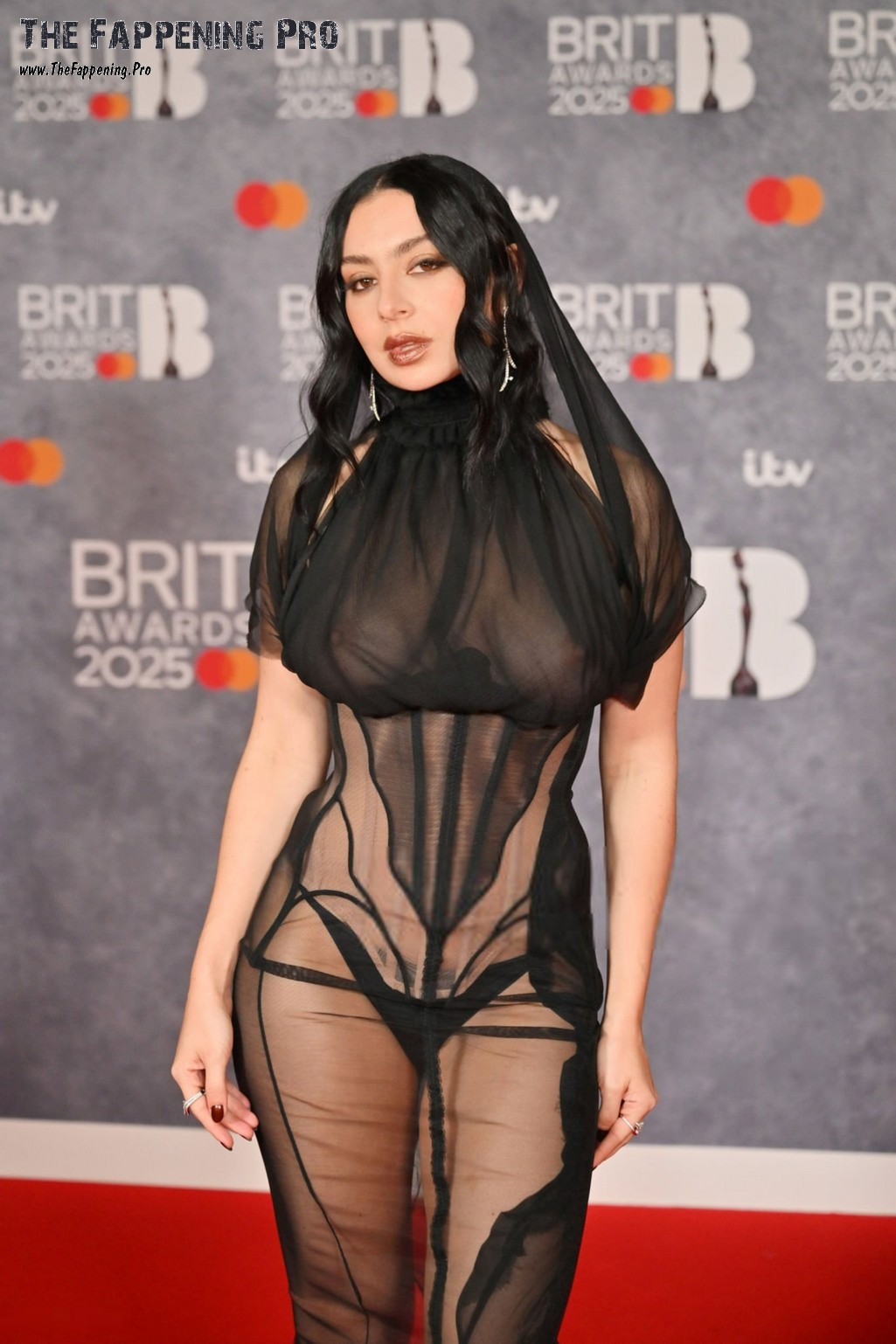 Charli XCX See Through Nudity