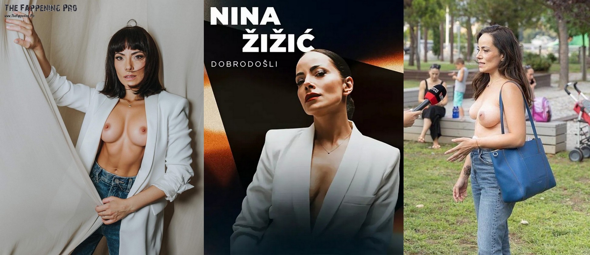 Nina Zizic Nude Singer From Montenegro At The Eurovision Song Contest 2025