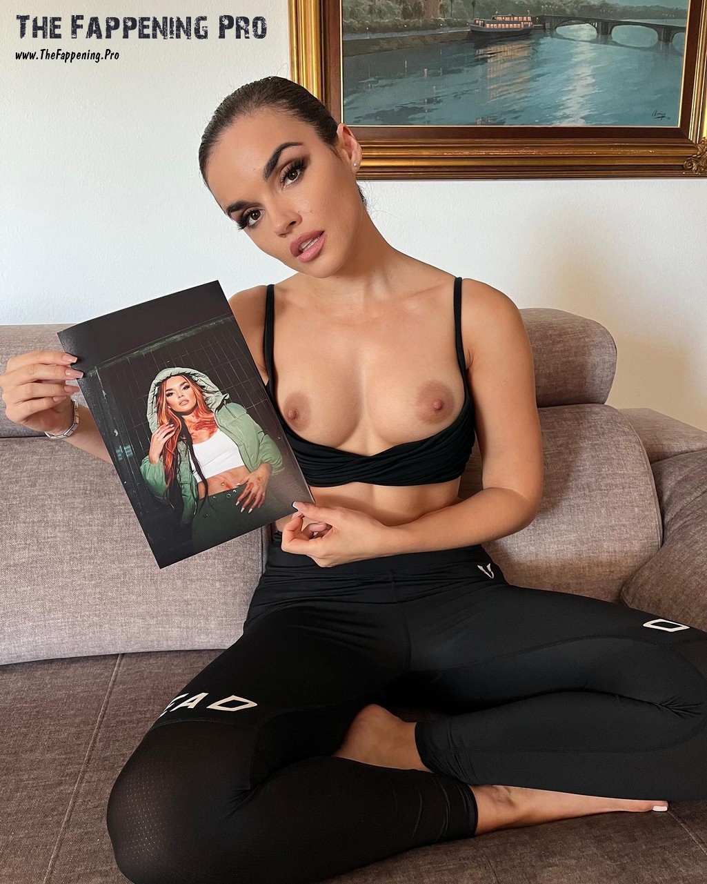 Singer Melody Expsoed Tits For New Album