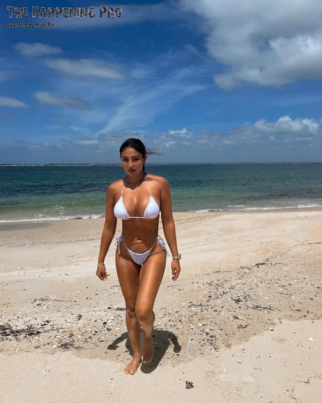 Erika Tsukita Sexy In White Bikini