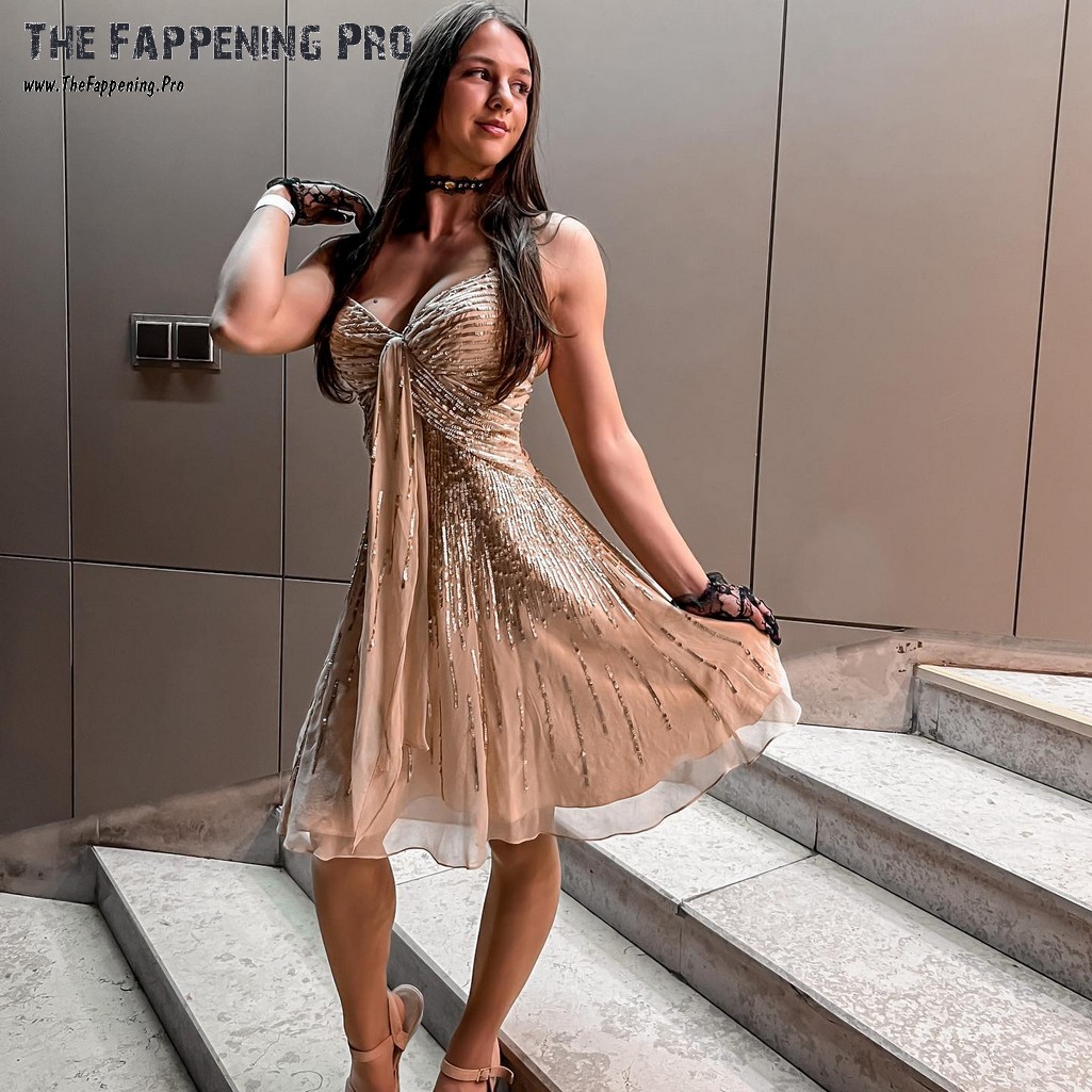 Fitness Model Sexy In Dress