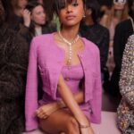 Tyla at Chanel’s FW 25-26 show at Paris Fashion Week