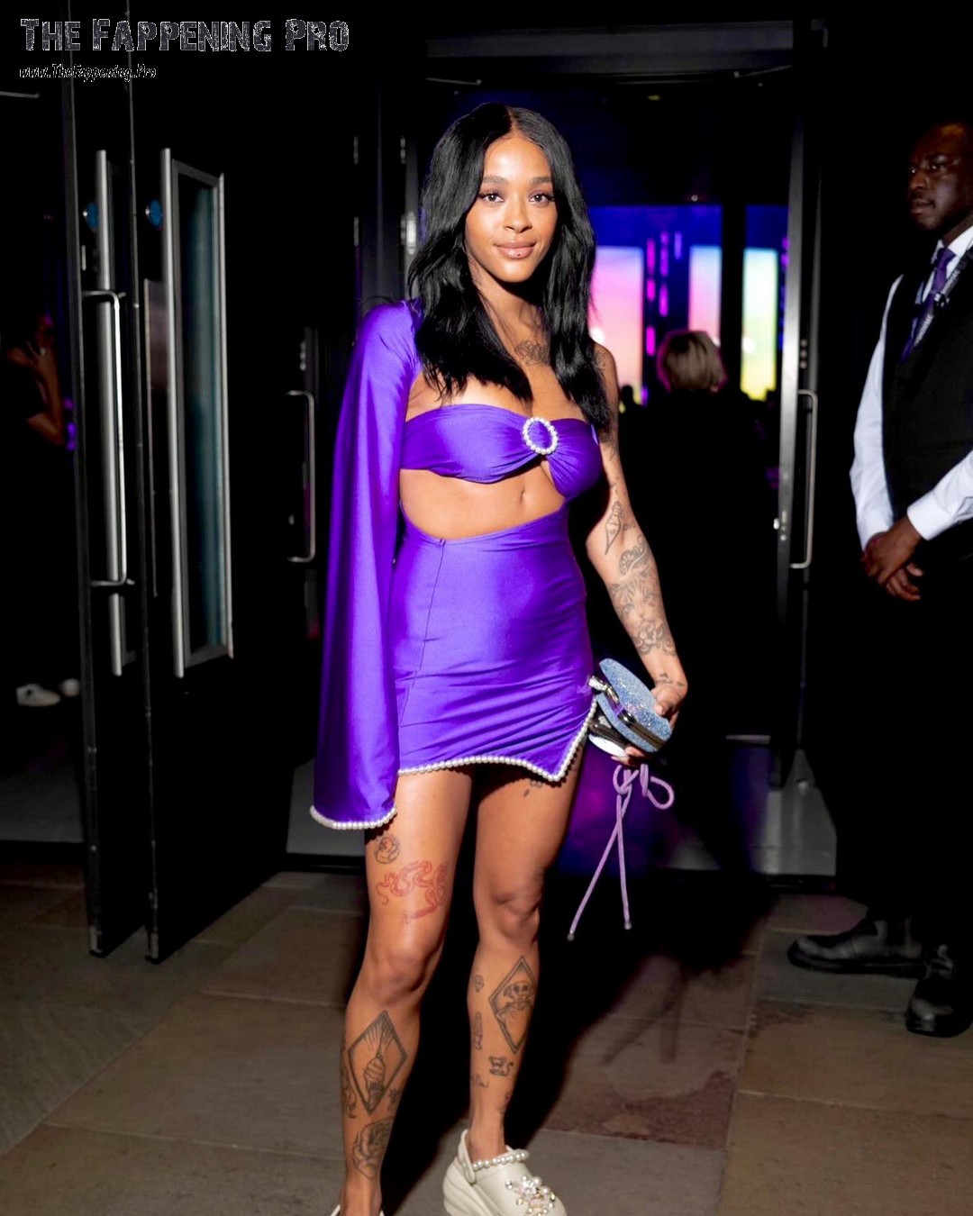 Yinka Bokinni In Short Skirt