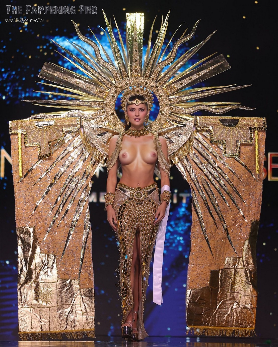 Tatiana Calmell Topless Miss Universe 2024