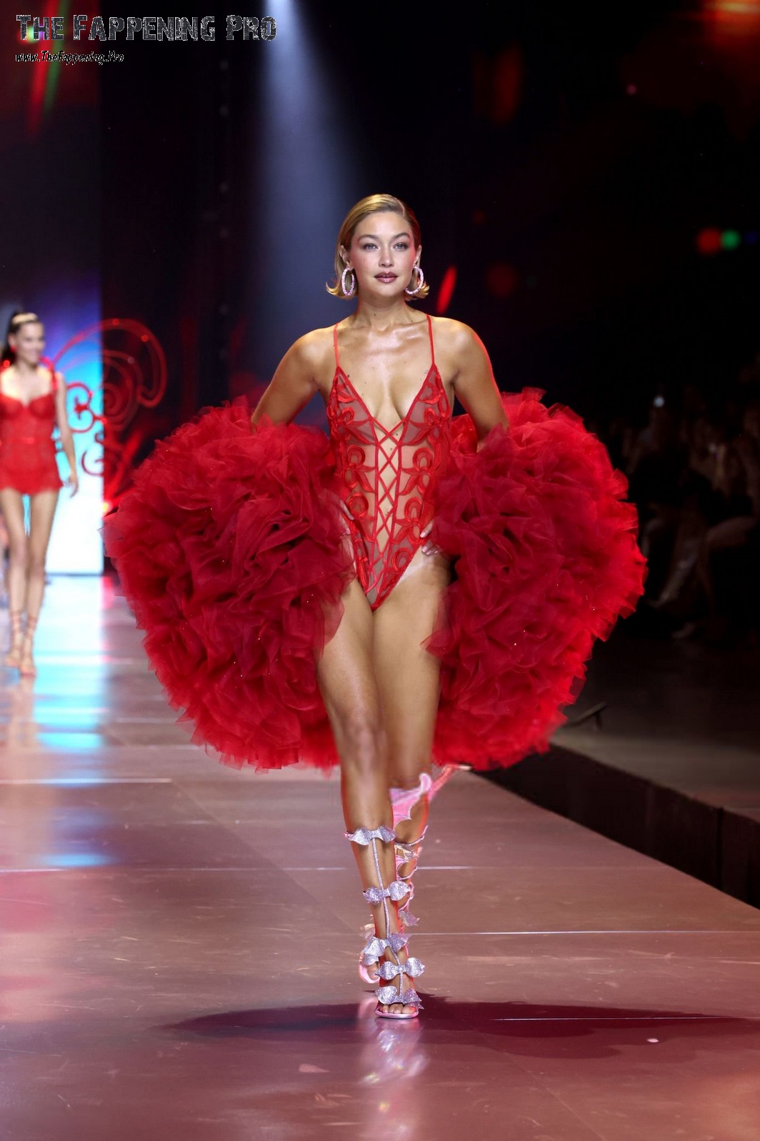 Gigi Hadid Sexy At Victoria's Secret Fashion Show 2024