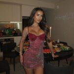 Samantha Rayner Sexy In Red Dress