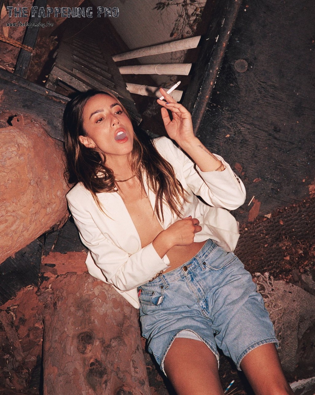 Chloe Bennet Braless