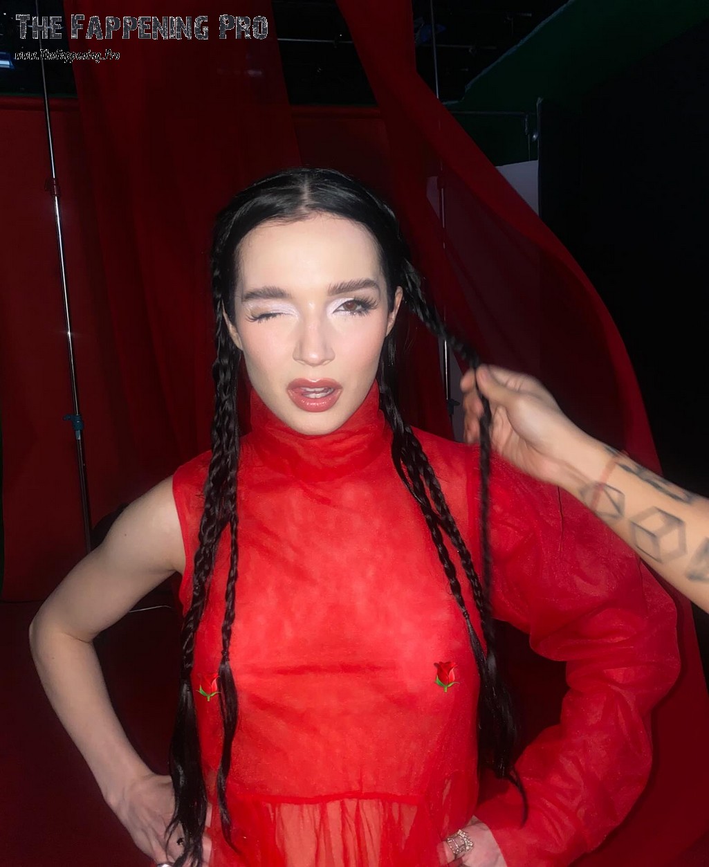 Poppy See Through Nudity