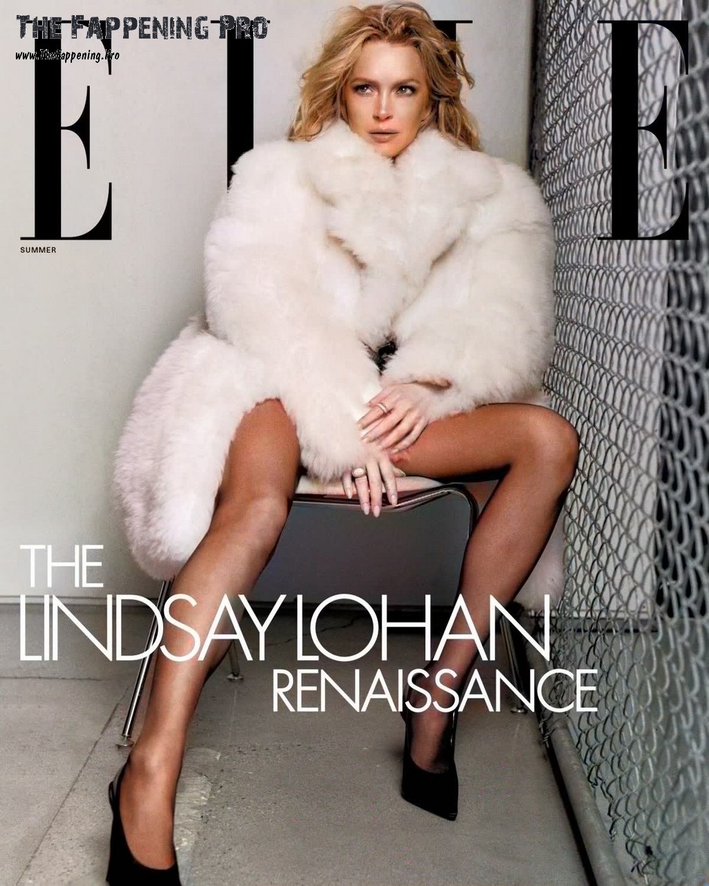 Lindsay Lohan For Elle 2025 Colorized
