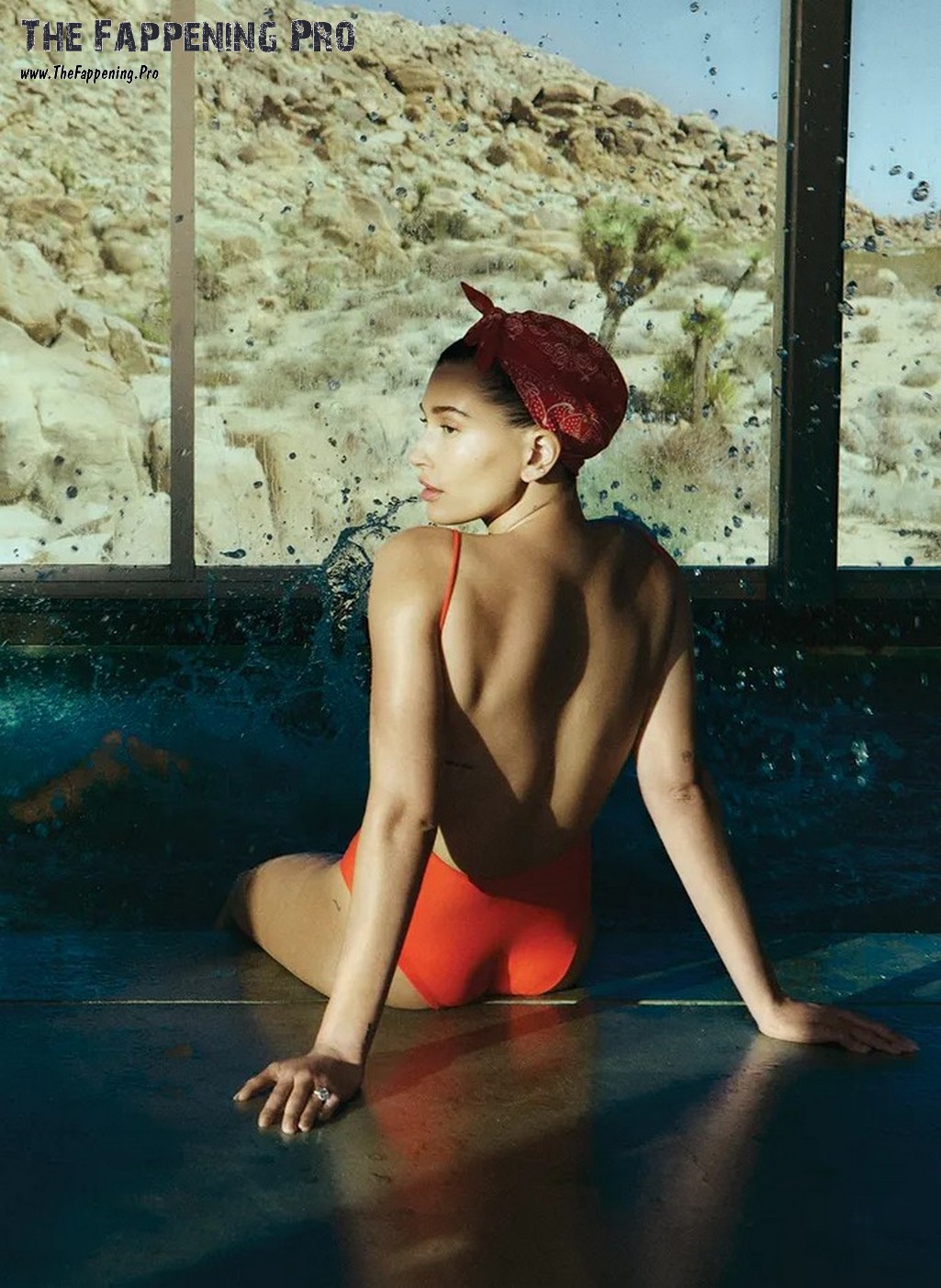 Hailey Rhode Bieber Bareback