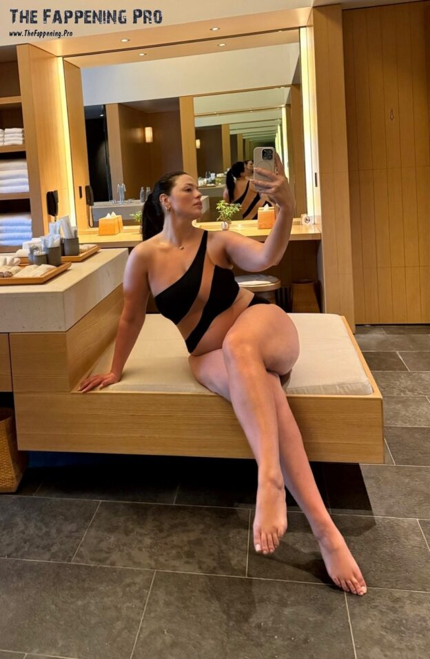 Ashley Graham Sexy Bikini In Japan