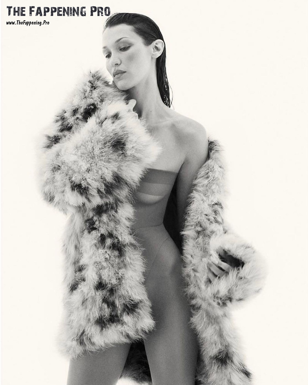 Bella Hadid Half-Naked In Self Service #61