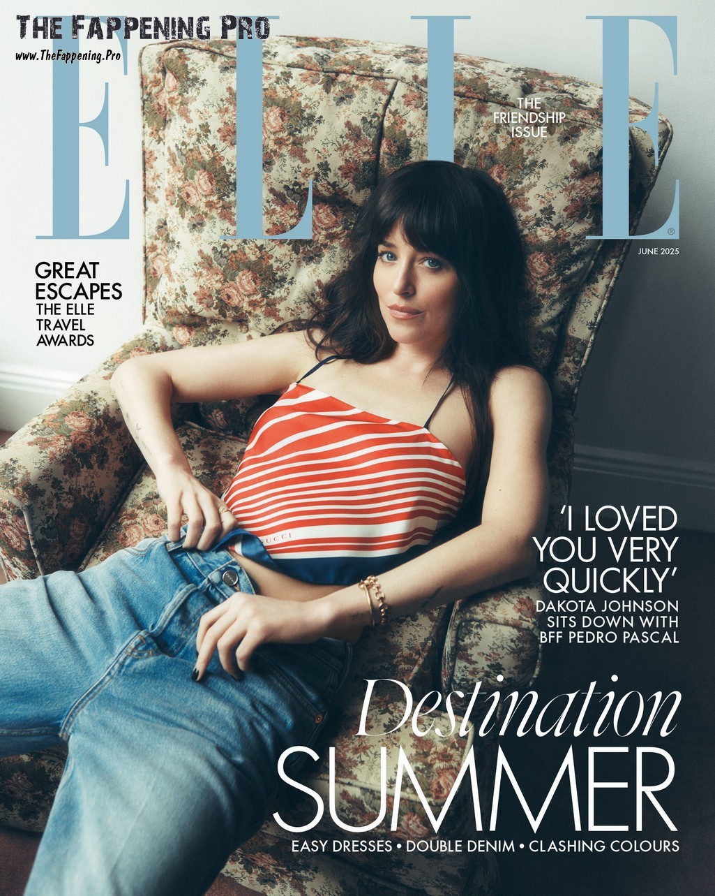 Dakota Johnson In Elle 2025