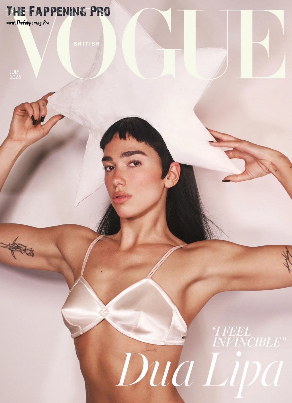 Dua Lipa In Vogue UK July 2025