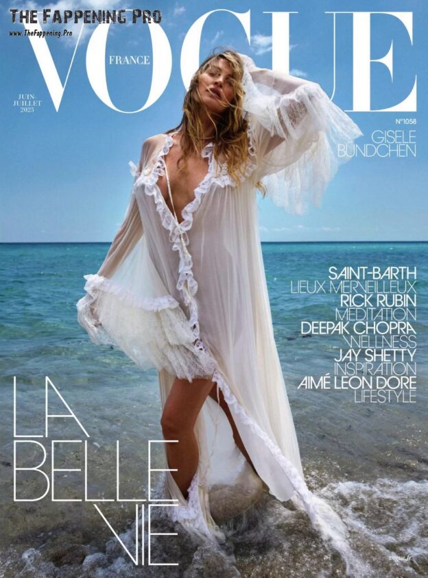 Gisele Bundchen In Vogue France 2025