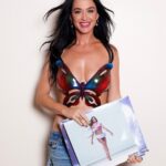 Katy Perry Sexy In Butterfly Bra