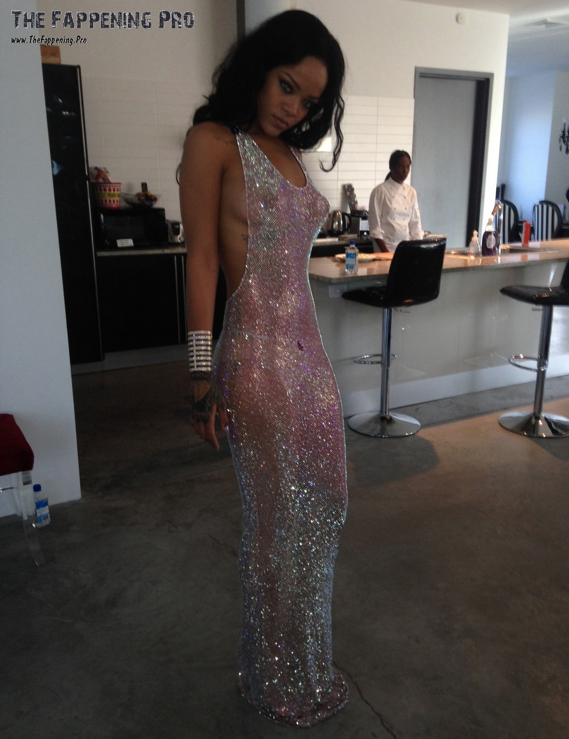 Rihanna See Through Nudity