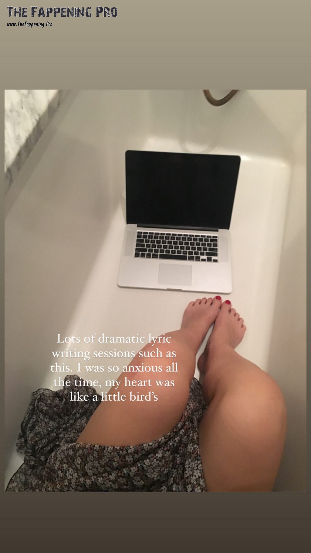Singer LORDE Feet
