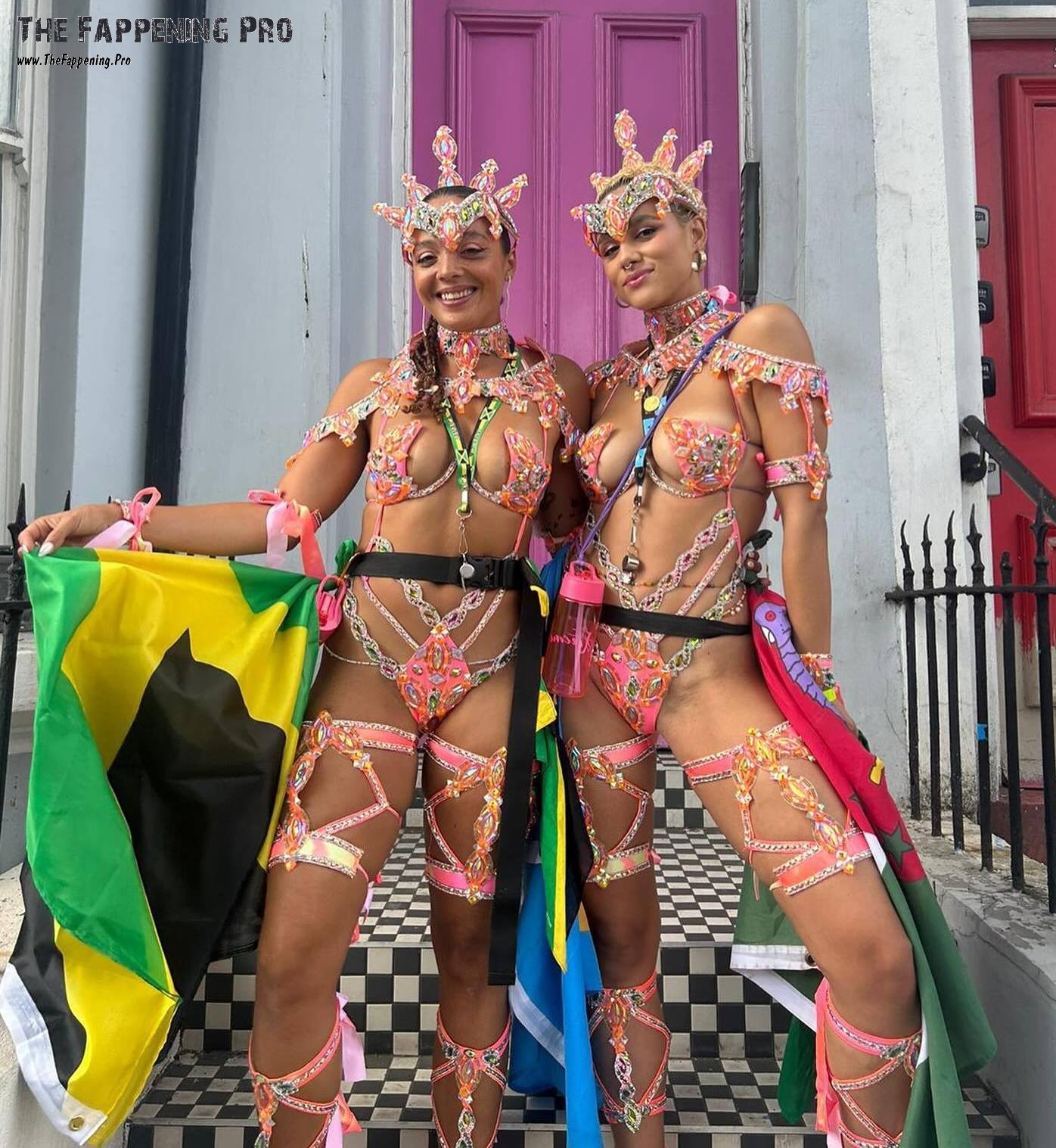 Nathalie Emmanuel Sexy Carnival Look 2024