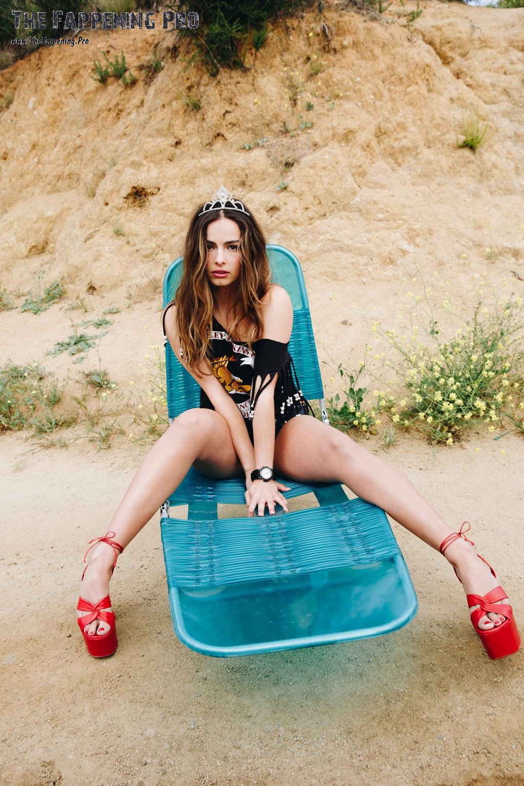 Addison Rae Sexy In High Hills