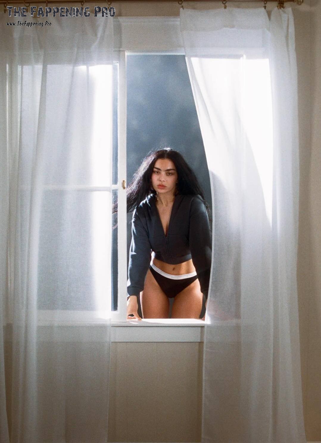 Charli XCX Sexy In Black Panties