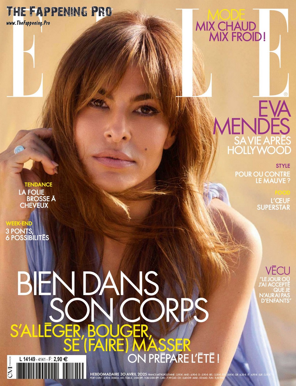 Eva Mendes In Elle France 2025