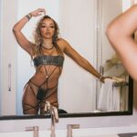 Tinashe Sexy In Leather Bikini