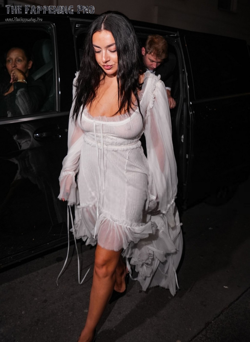 Charli XCX See Through Nudity In Paris 