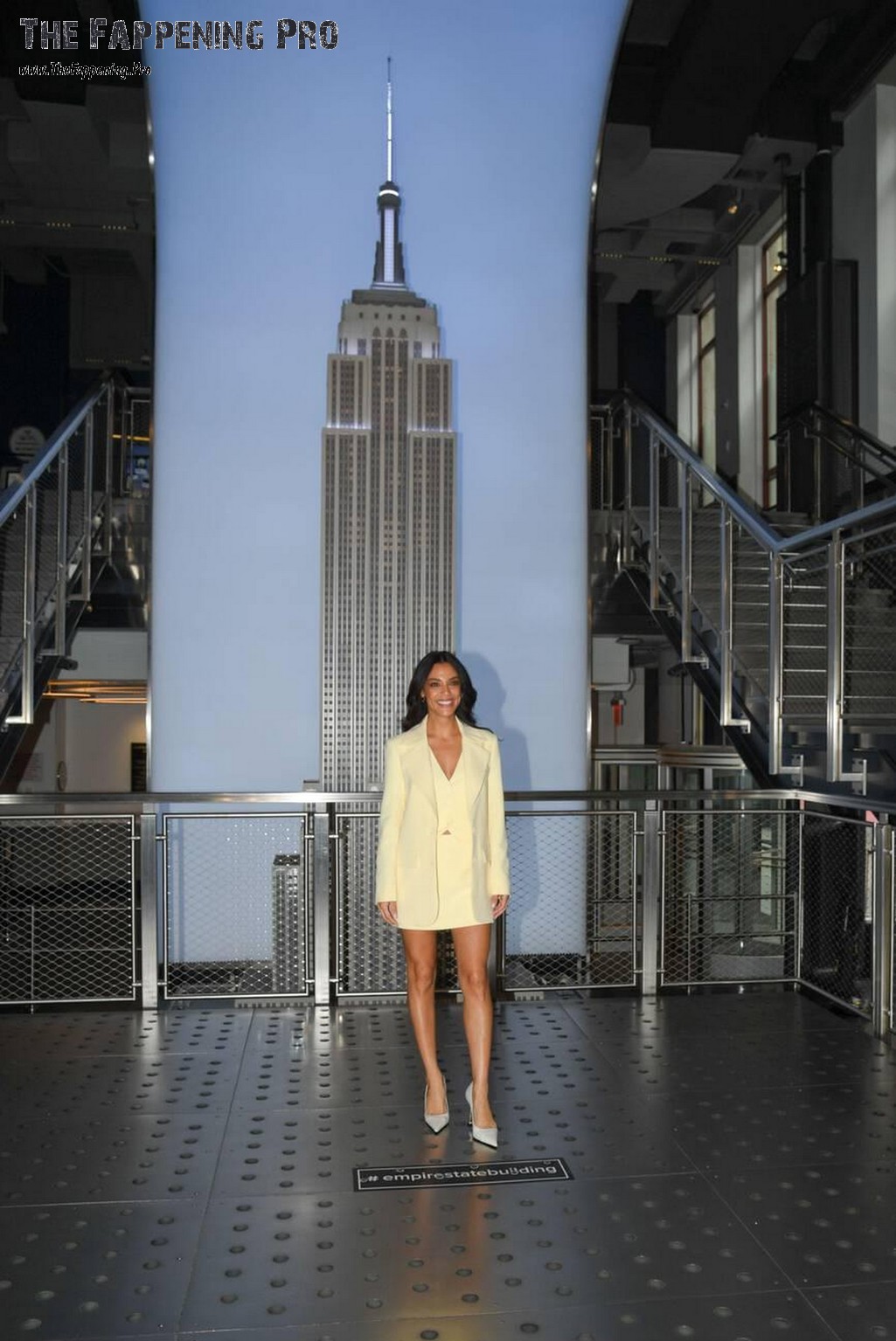 Odelya Halevi Leggy At The Empire State Building