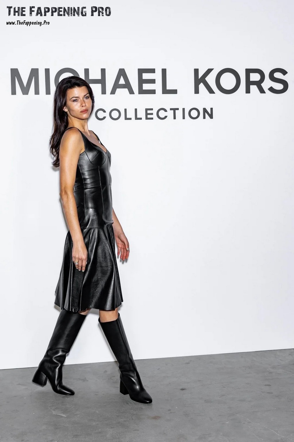 Georgia Fowler Sexy In Black Leather