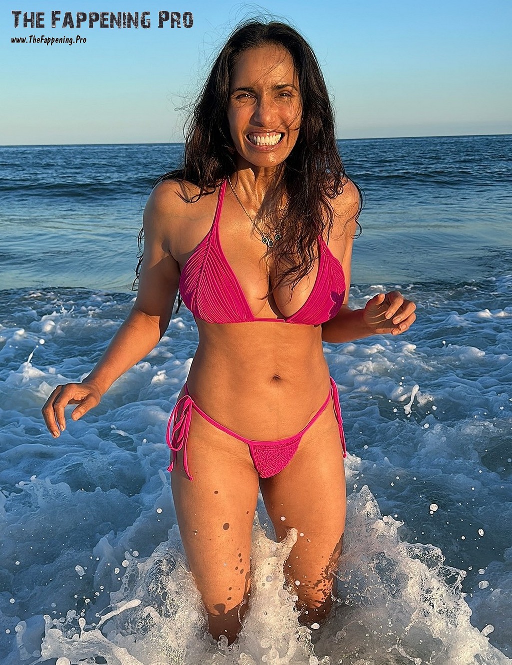 Padma Lakshmi Sexy In Bikini For Labor Day 2025