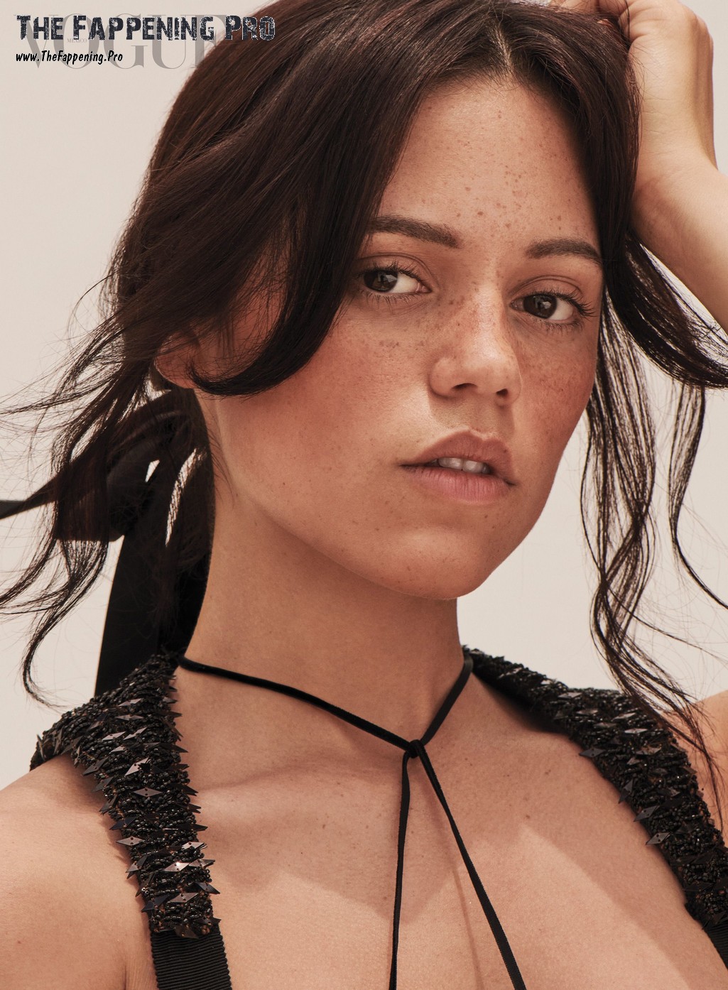 Jenna Ortega Cute With Freckles