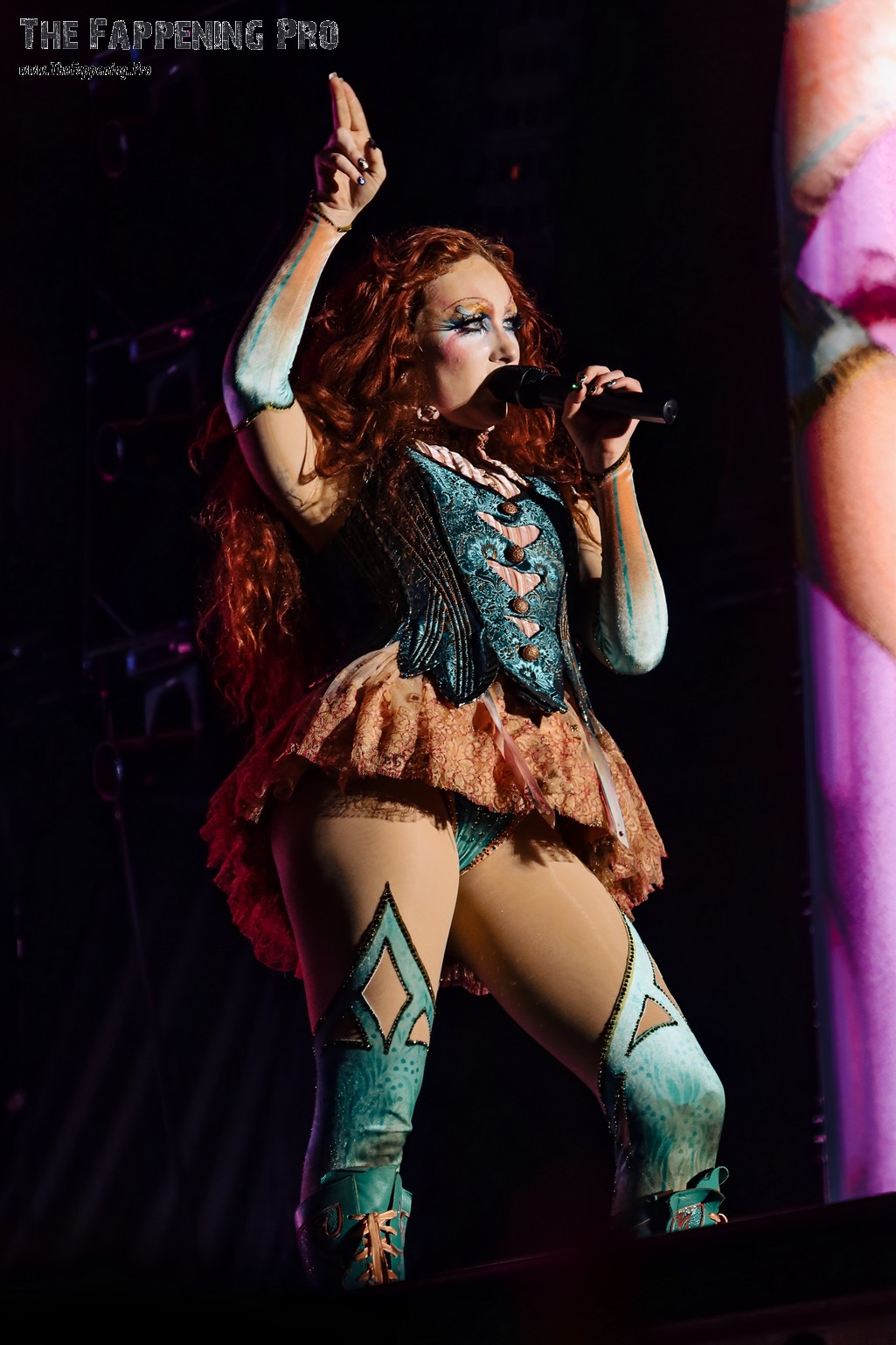 Chappell Roan Upskirt On Stage