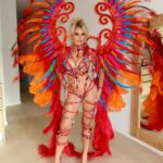Tallia Storm Sexy Carnival Look (14 Photos)