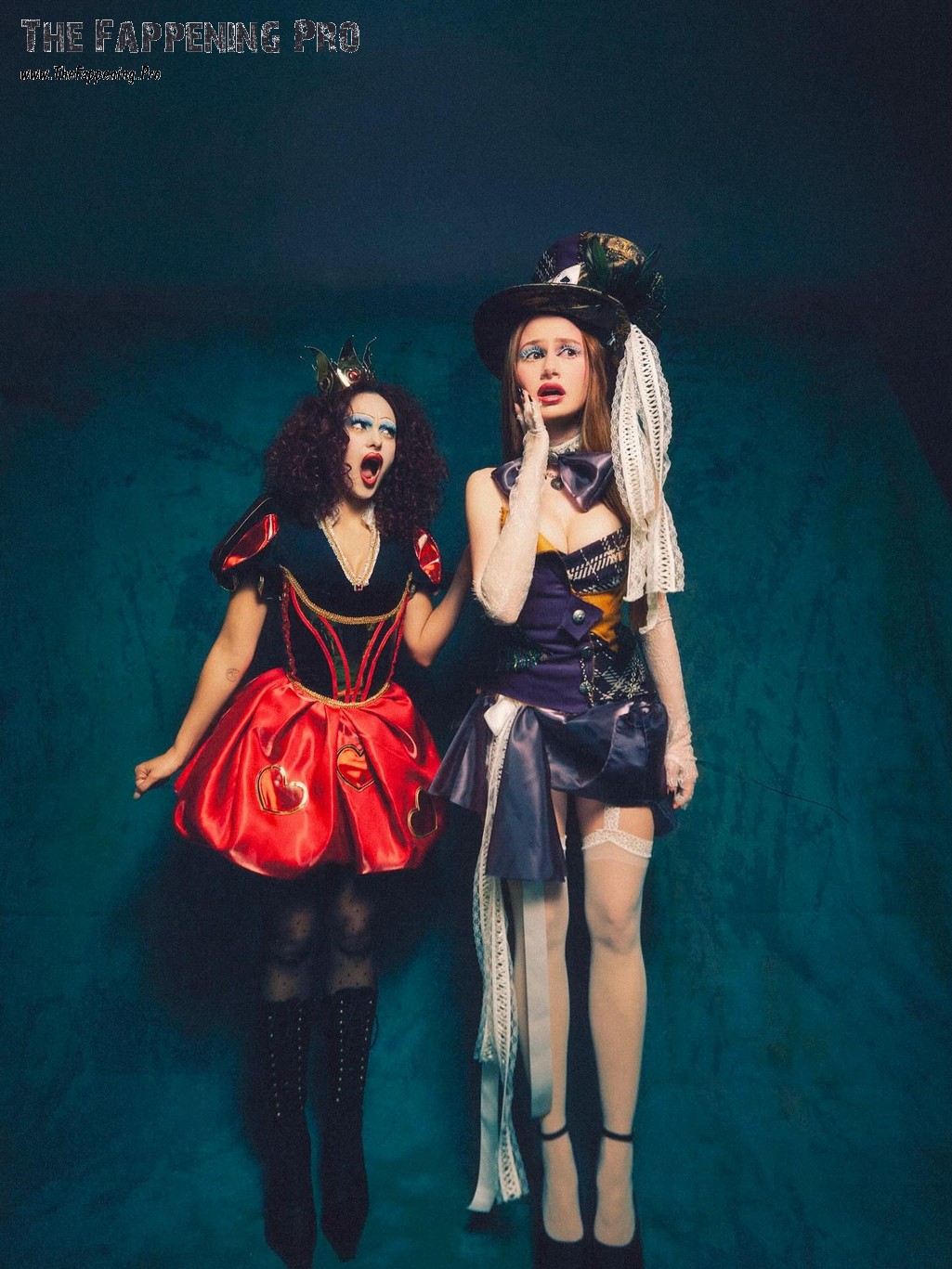 Madelaine Petsch Sexy Queen Of Hearts On Halloween 2025