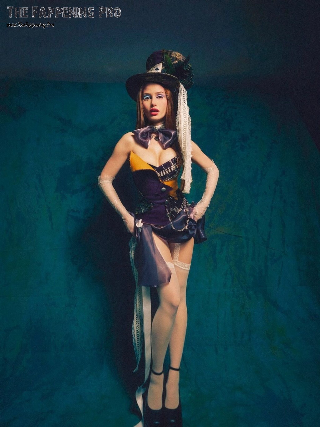 Madelaine Petsch Leggy On Halloween 2025