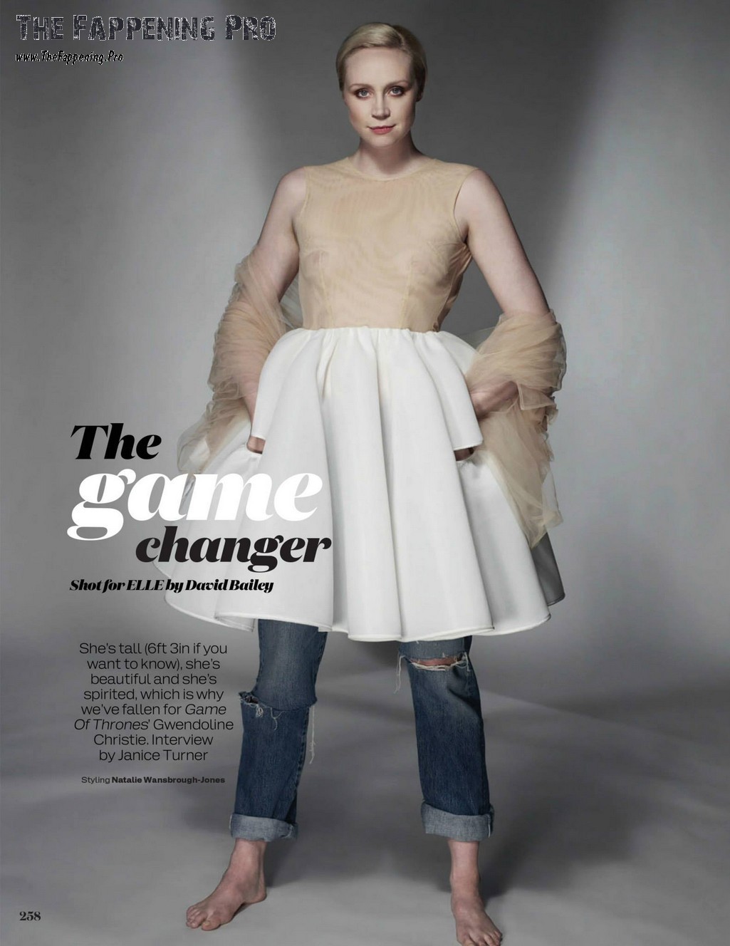 Gwendoline Christie See Through Nudity