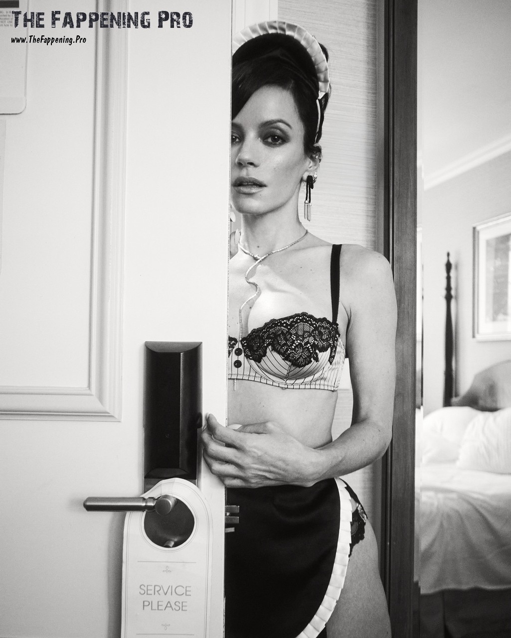 Lily Allen Sexy In Lingerie