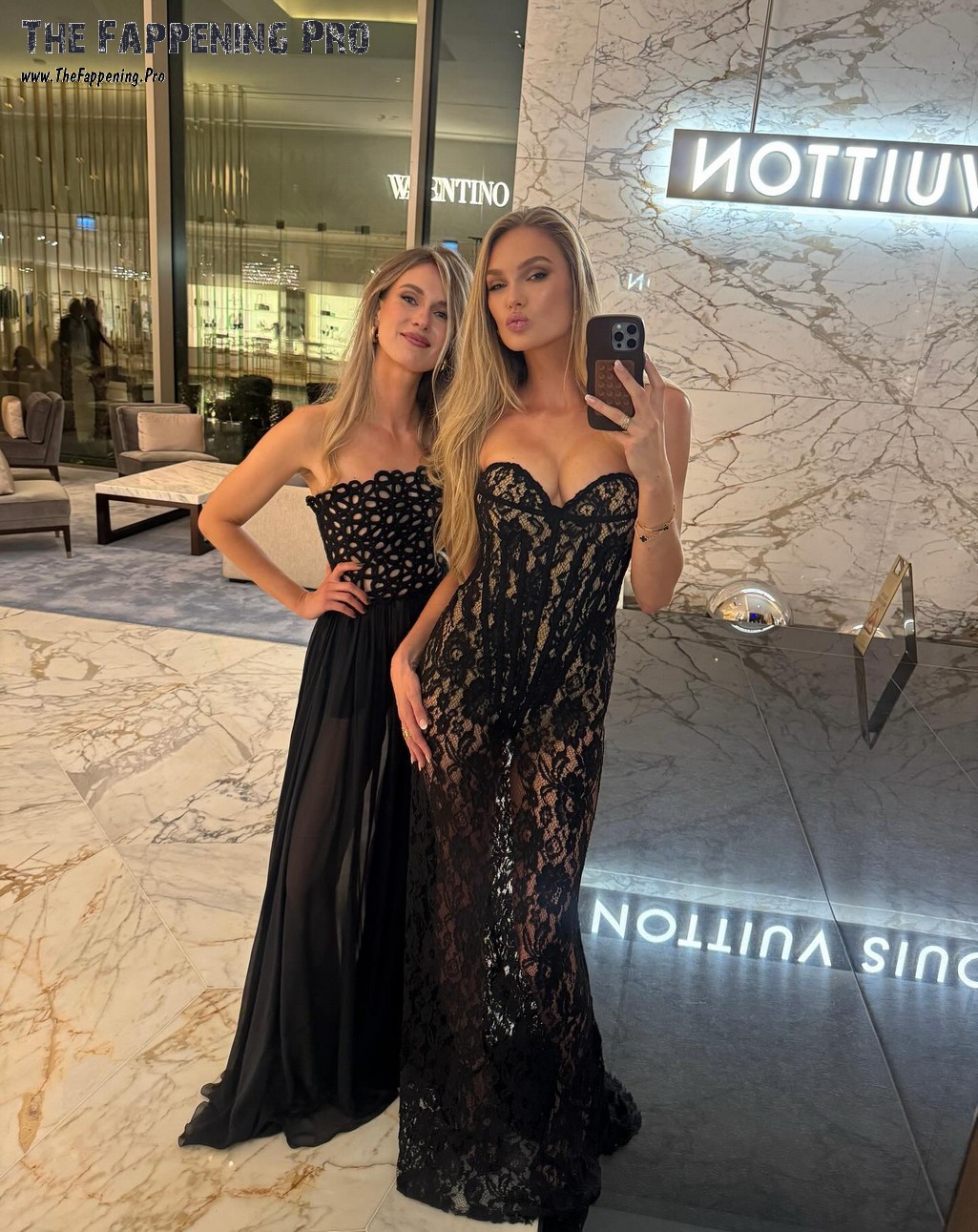 Romee Strijd Sexy At Carbone Restaurant