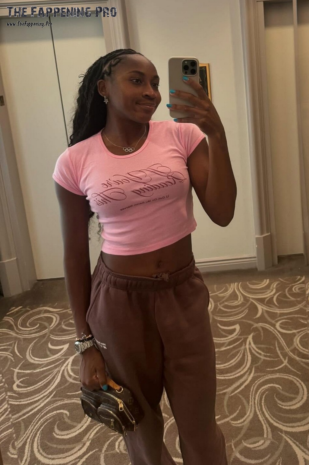 Coco Gauff Sexy On Selfie
