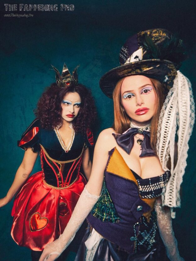 Madelaine Petsch Sexy In Stockings (9 Photos)