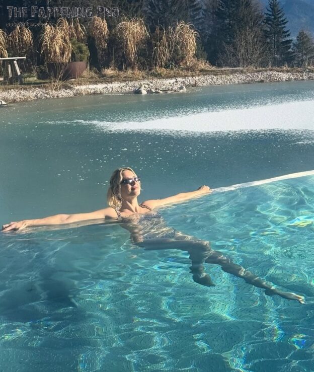 Lena Gercke Sexy By The Pool