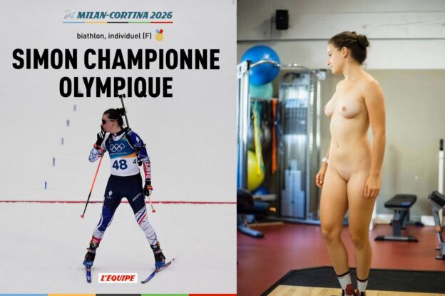 Julia Simon Nude French Biathlete