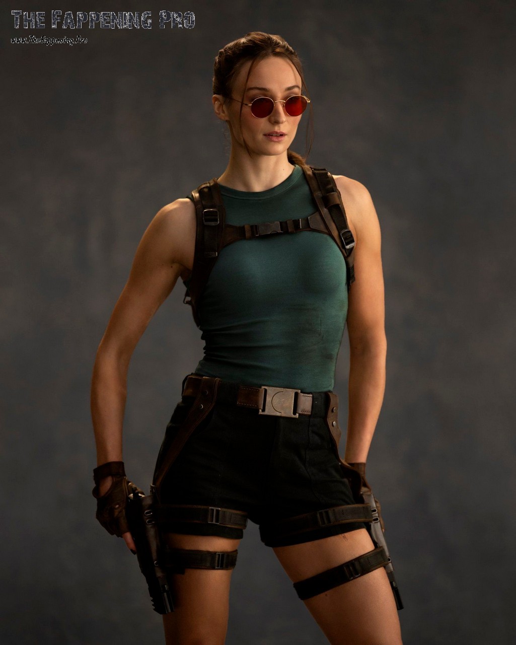 Sophie Turner Sexy Lara Croft