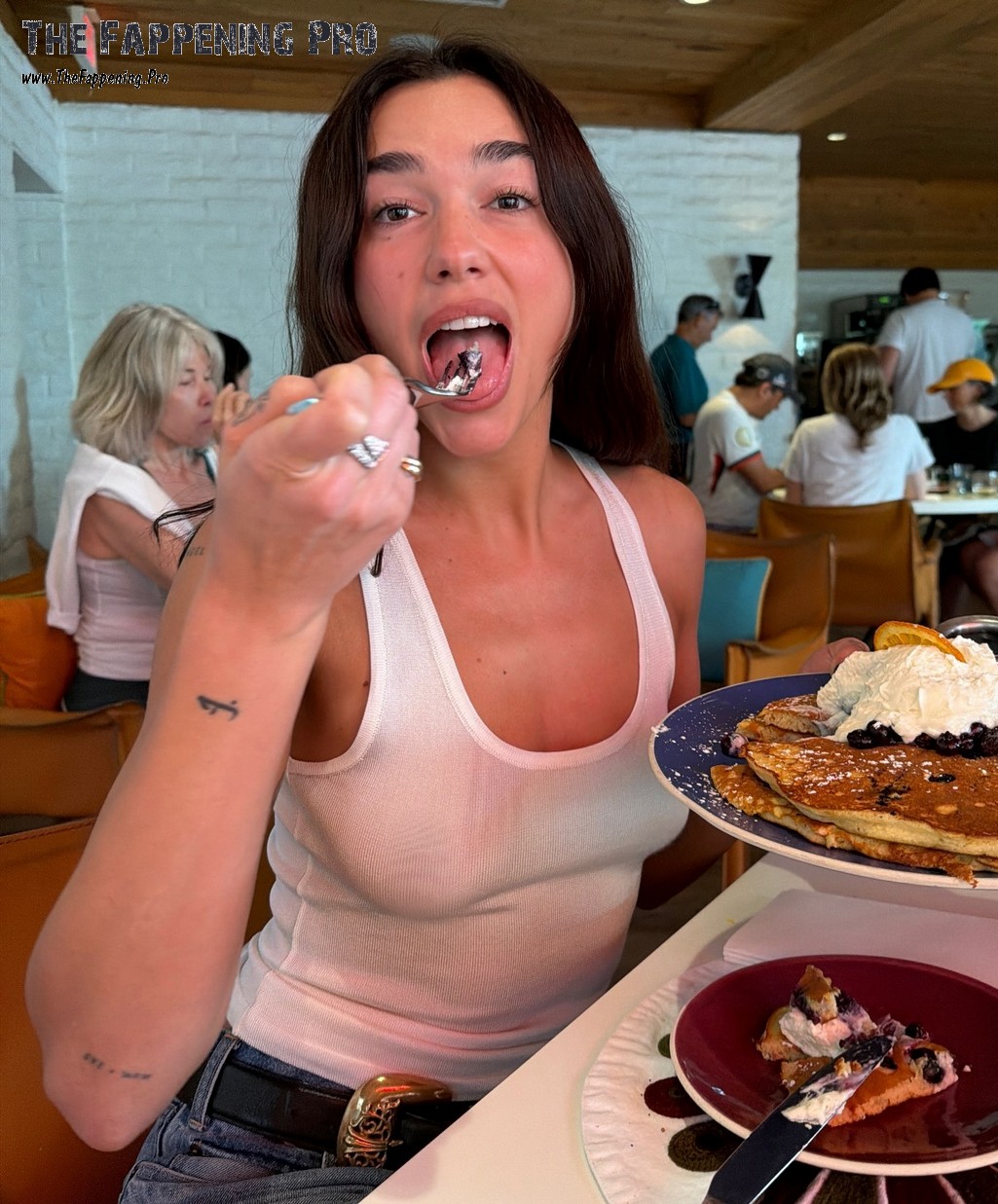 Dua Lipa Braless